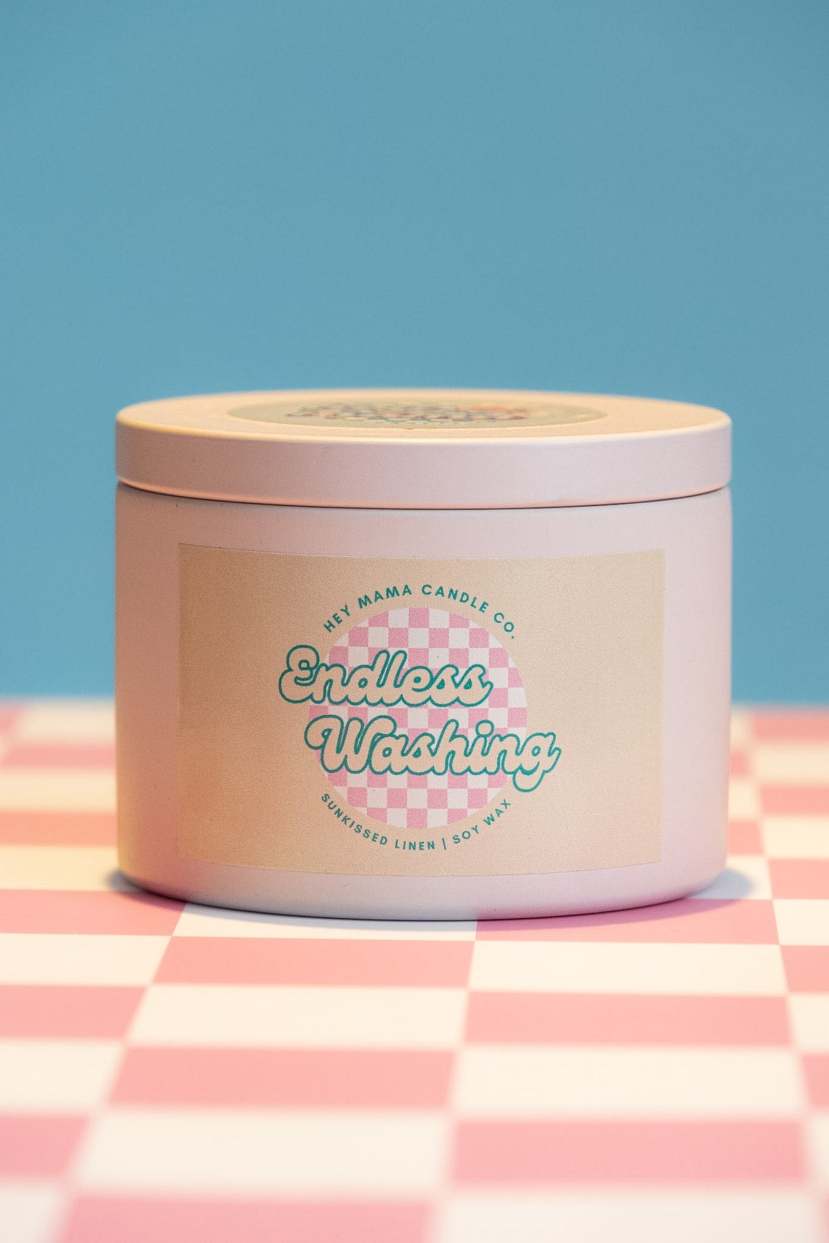 Endless Washing Soy Wax Candle | Floral Sunkissed Linen
