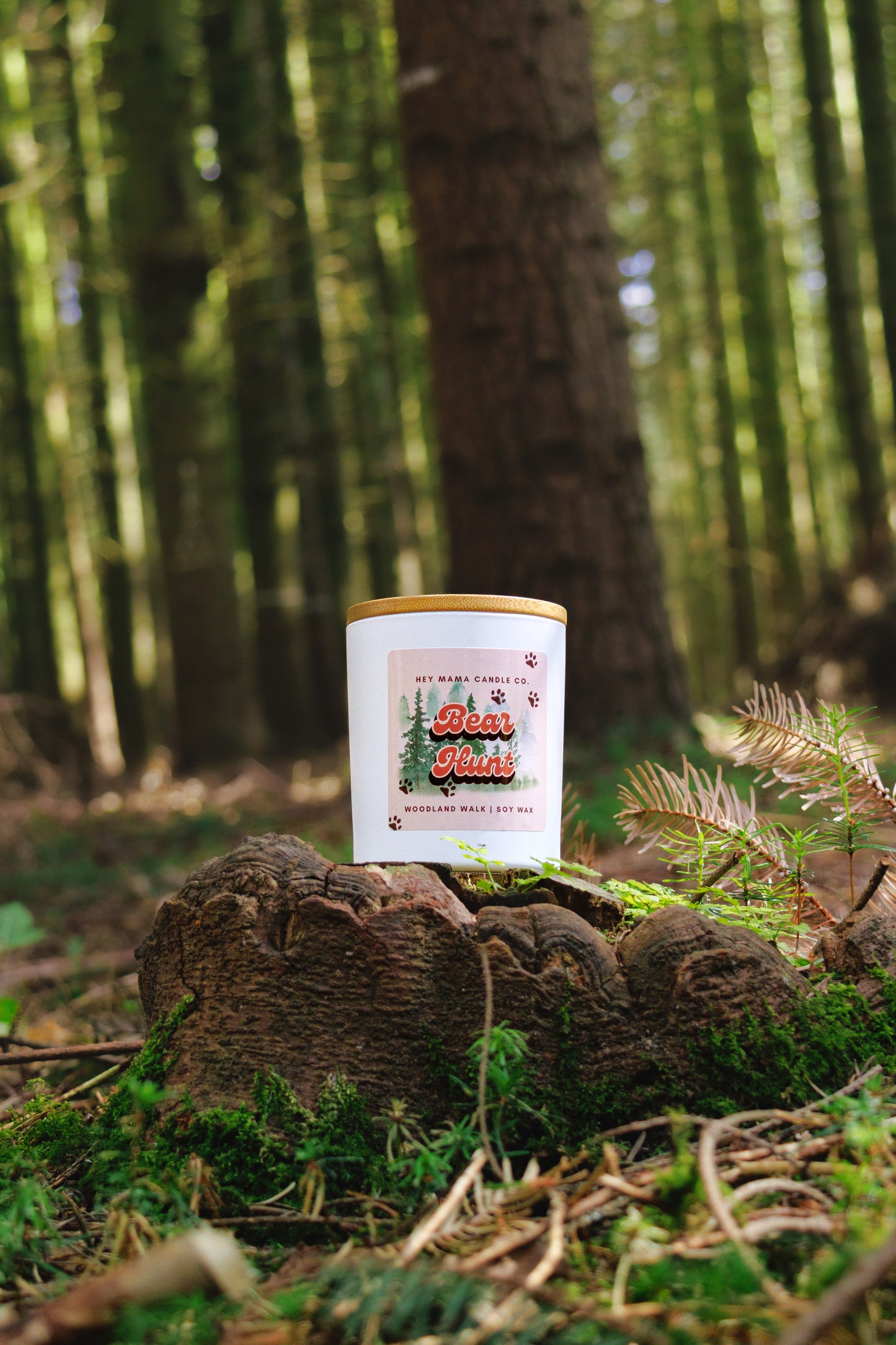 Bear Hunt Candle