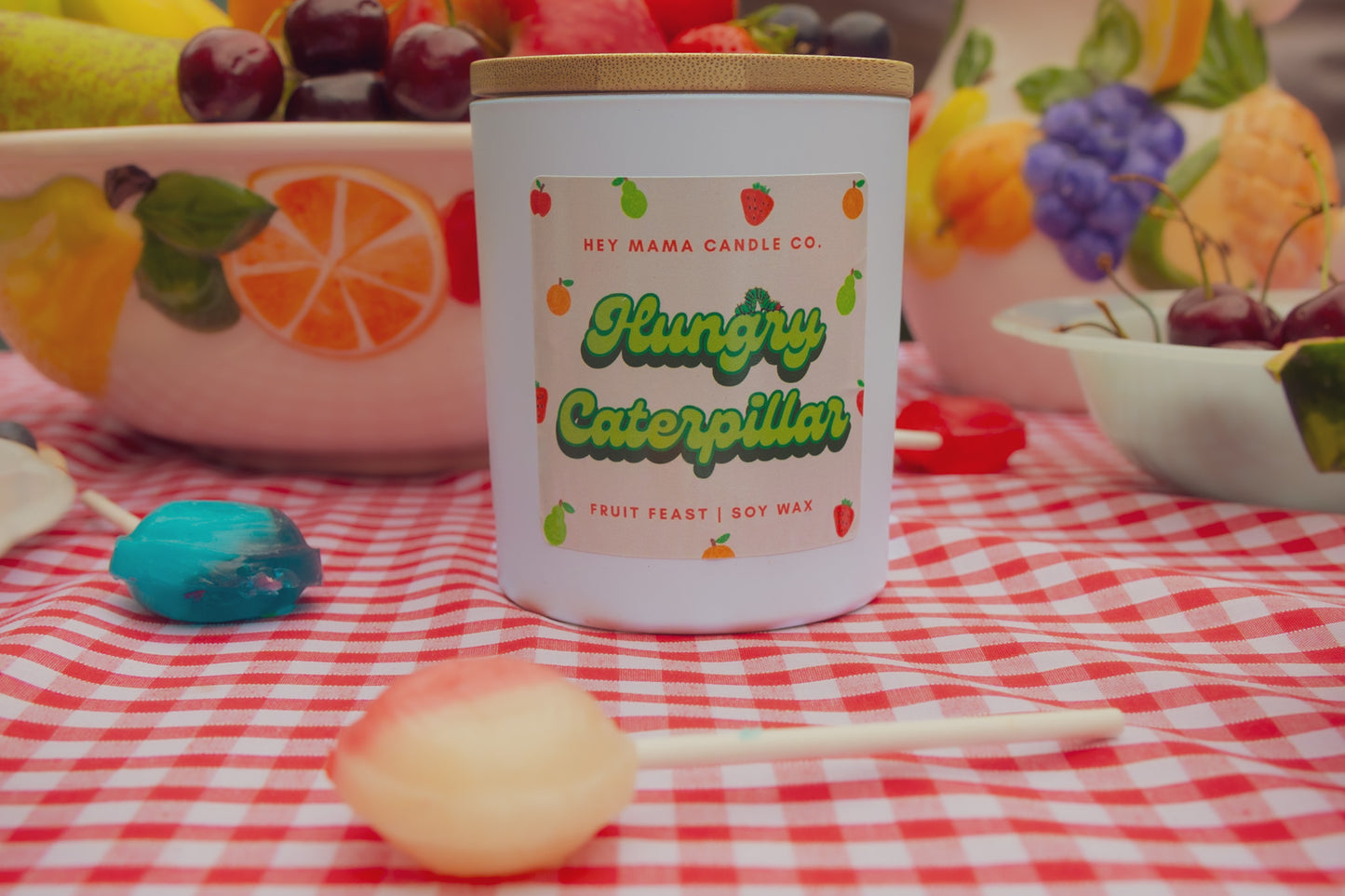 Hungry Caterpillar Candle