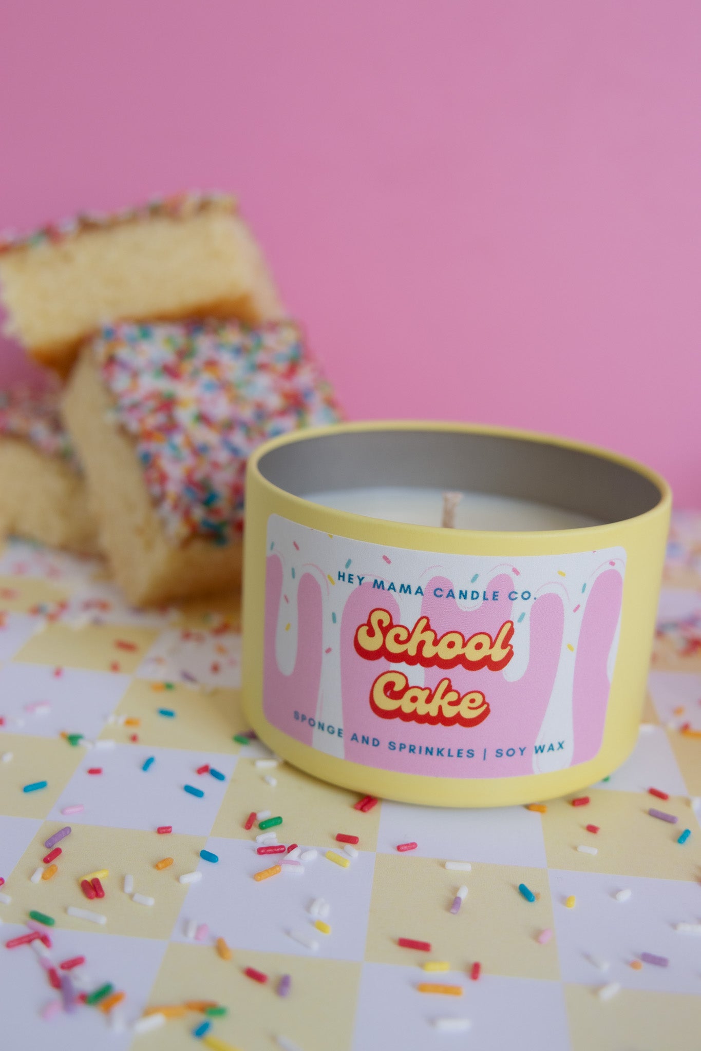 School Cake Candle