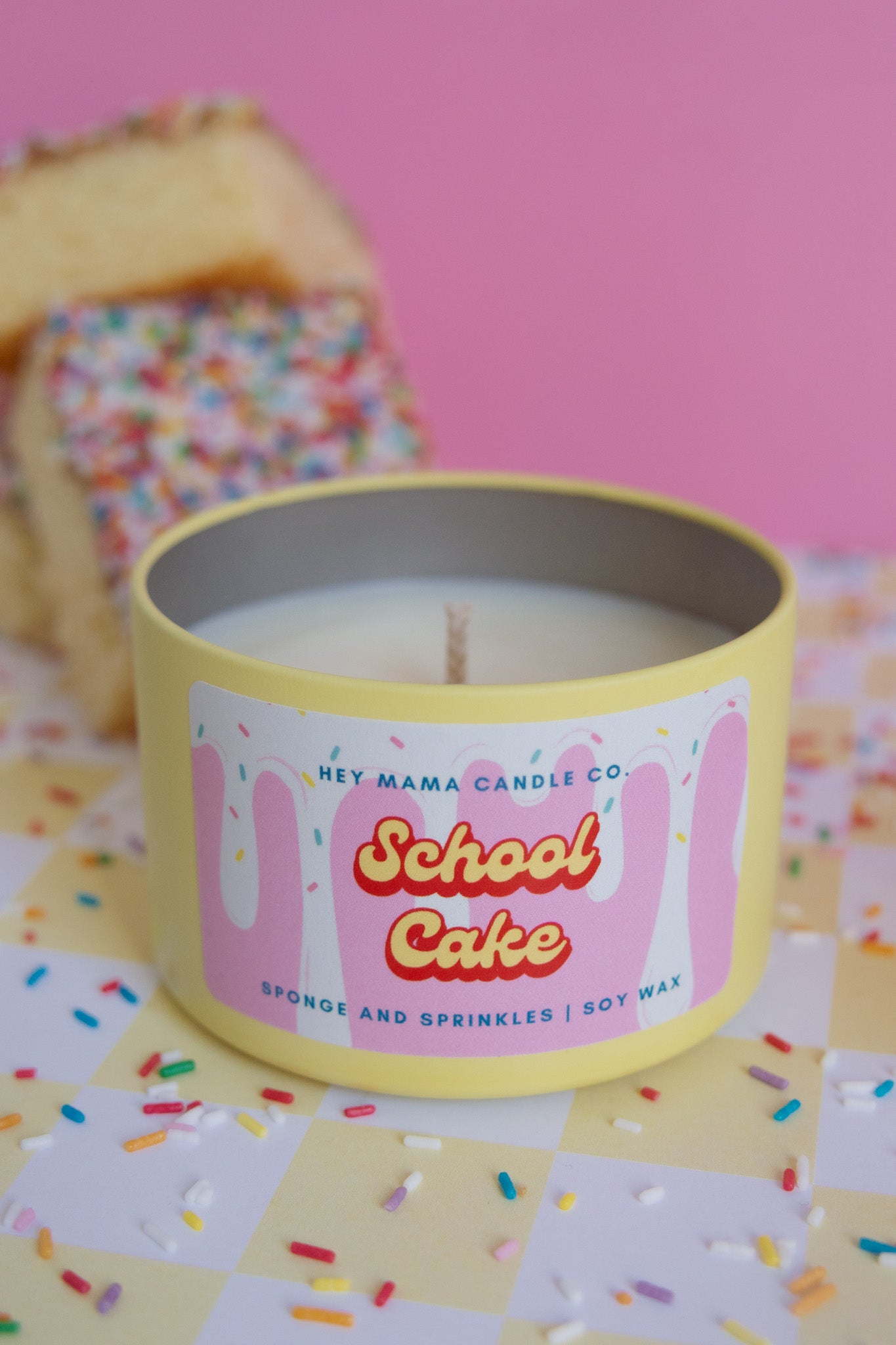 School Cake Candle