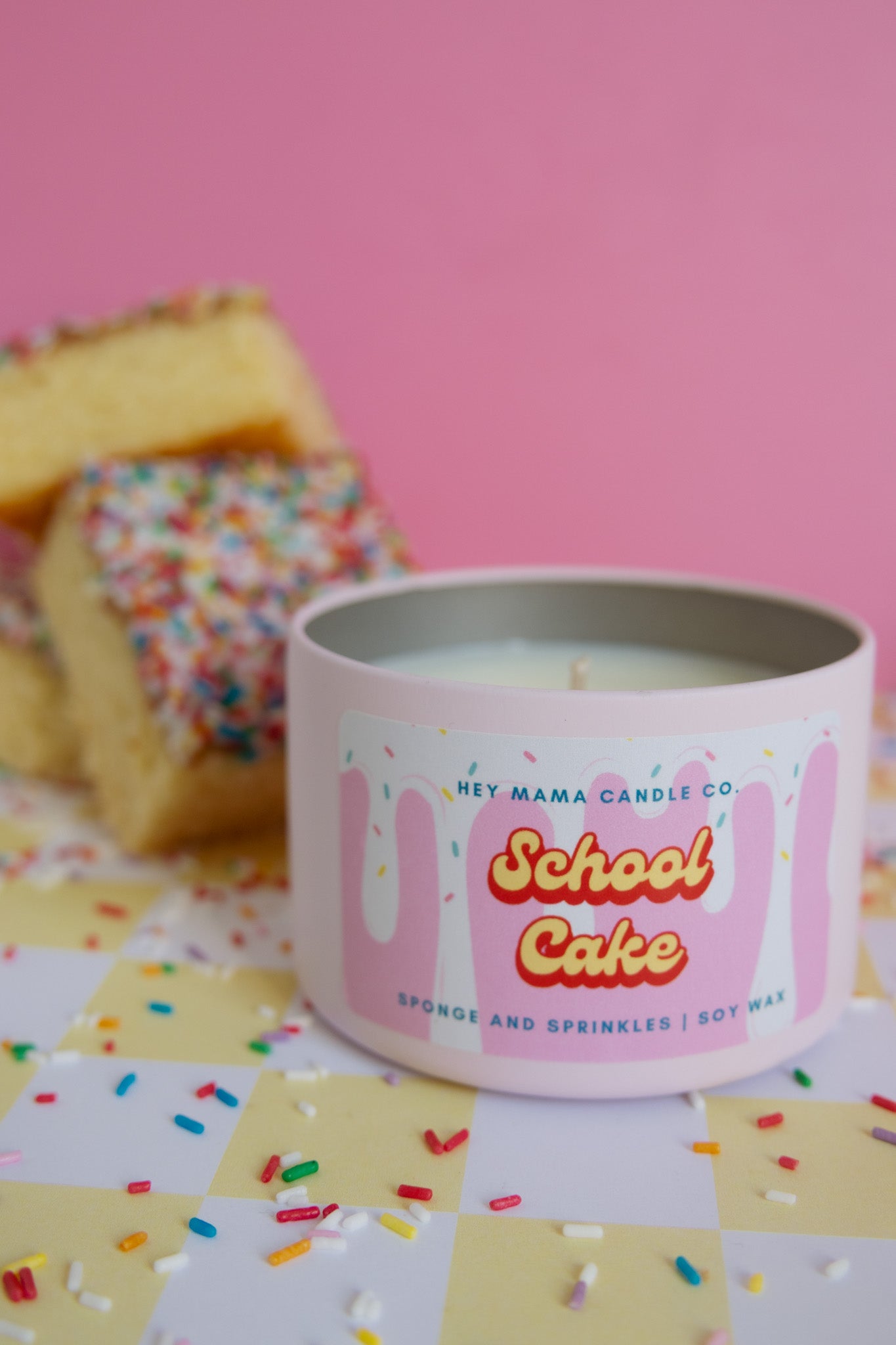 School Cake Candle