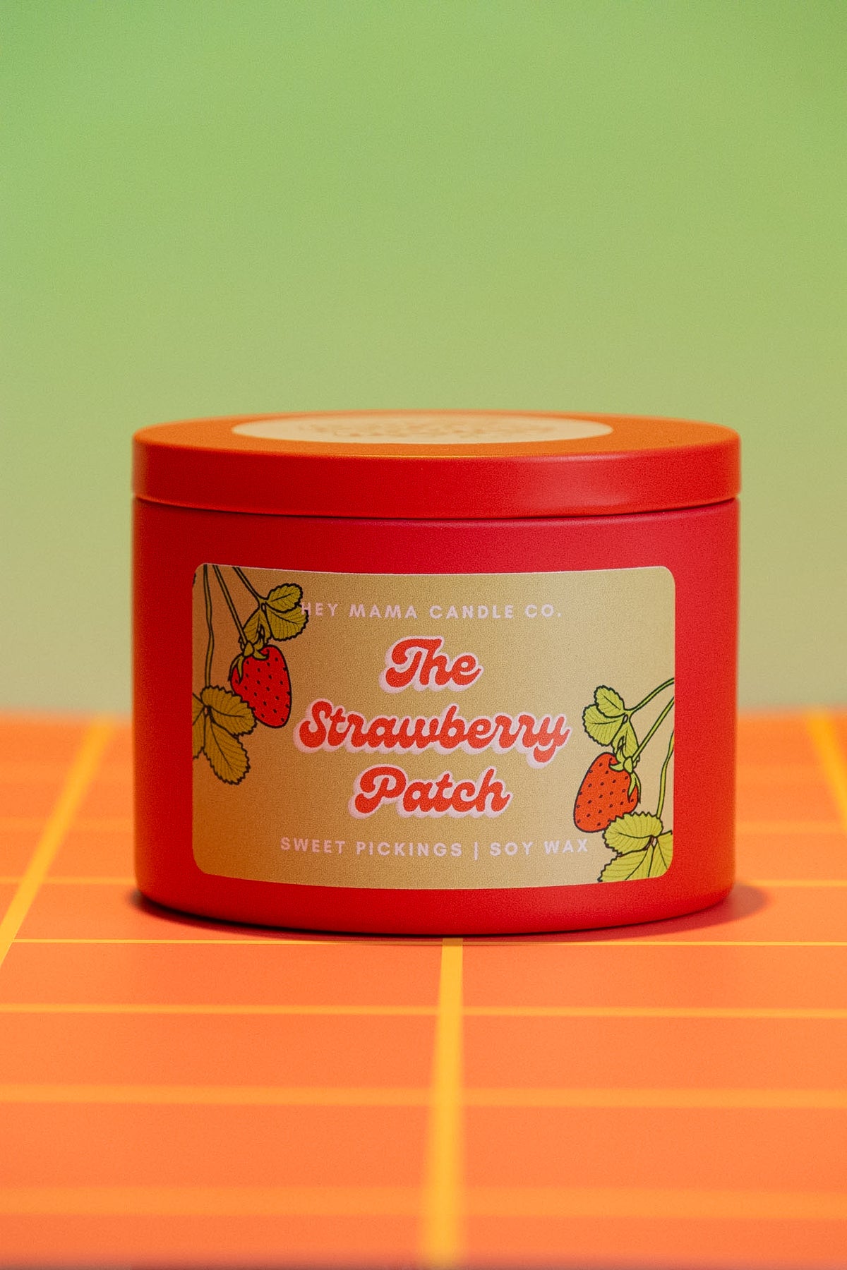 The Strawberry Patch Soy Wax Candle | Juicy Strawberry