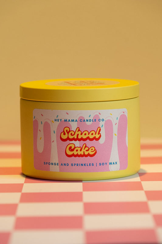 School Cake Soy Wax Candle | Sponge Cake and Sprinkles