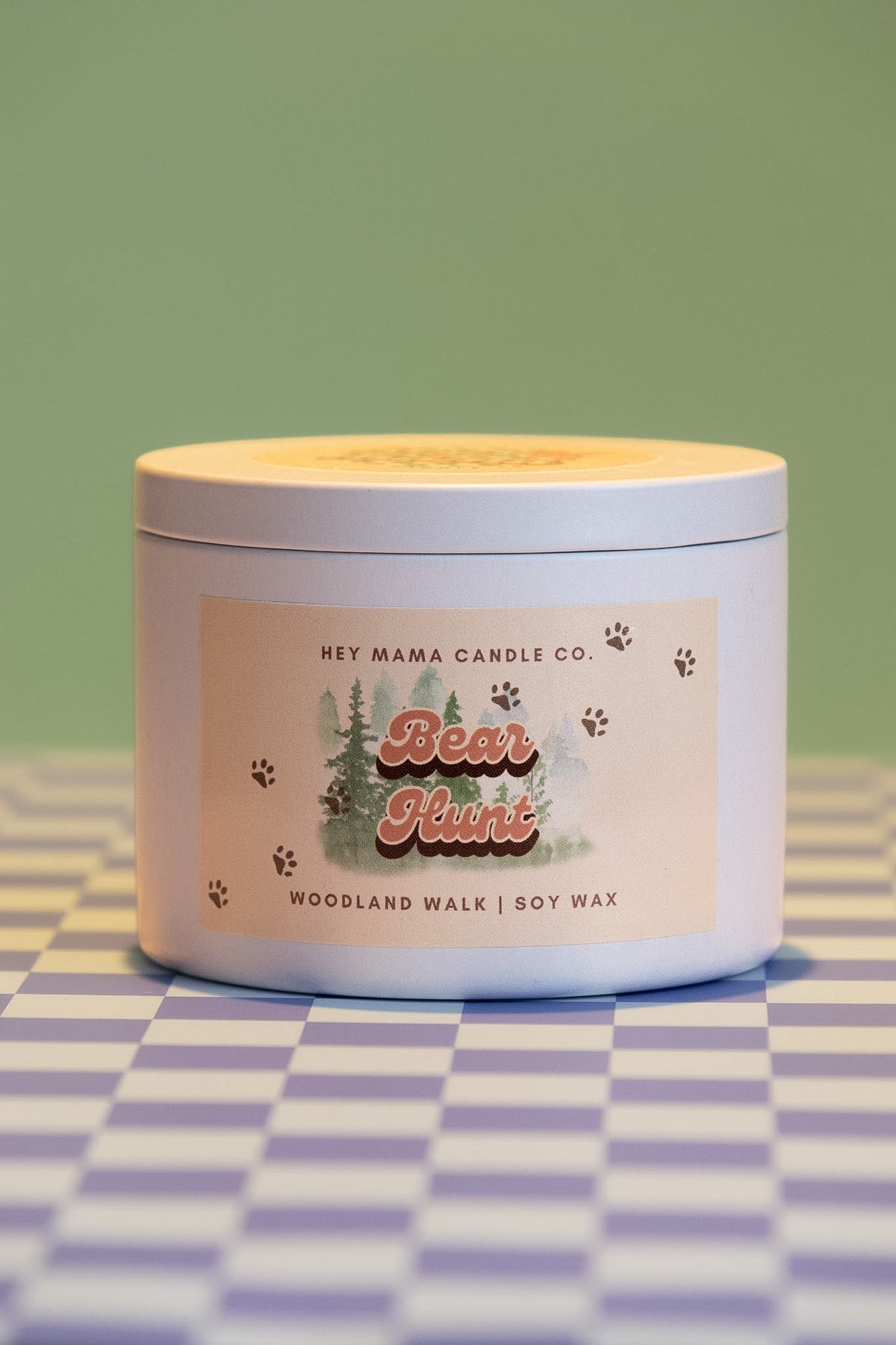 Bear Hunt Soy Wax Candle | Earthy Woodland Pine